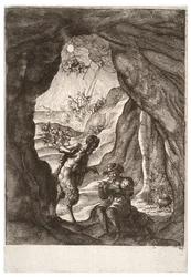The Satyr and the Traveller (State 2)